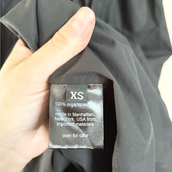 Rachel Comey black smocked Jen dress size XS new organic cotton midi - Picture 6 of 8